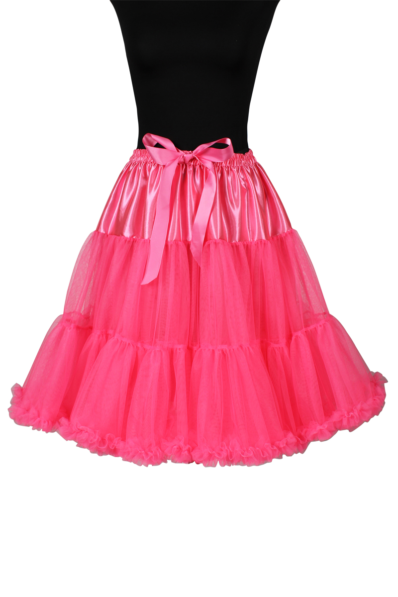 Petticoat knielang pink