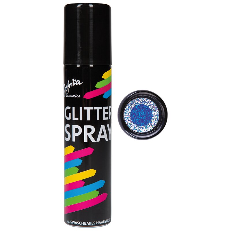 Color Haarspray Glitter blau 100 ml