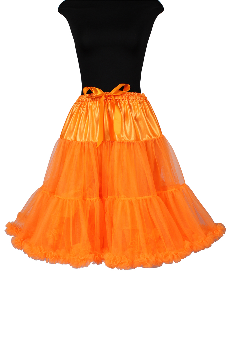 Petticoat knielang orange