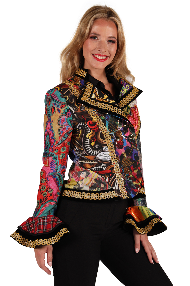 Patchworkjacke Damen Fiesta