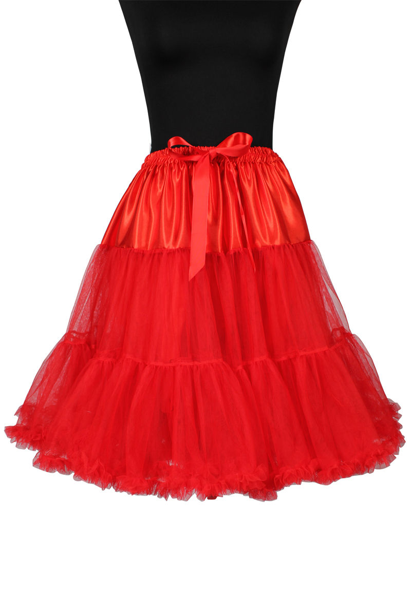 Petticoat knielang rot