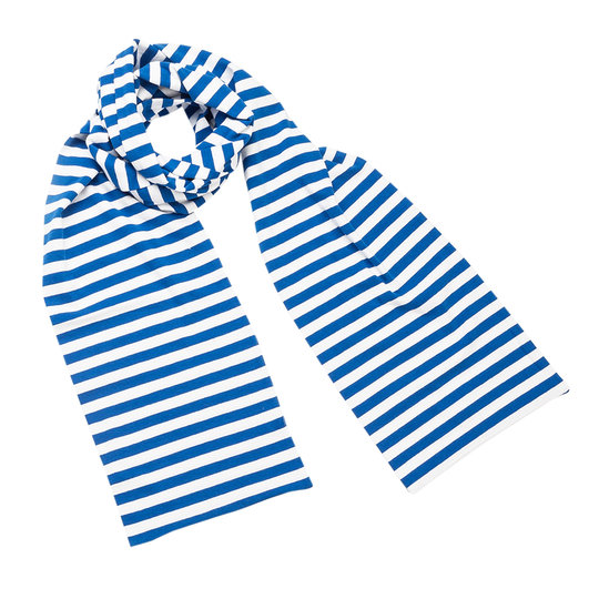 Ringelschal blau/weiß Ringelschal blau/weiß