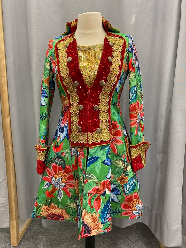 Jacke Damen Flower Sensation grün