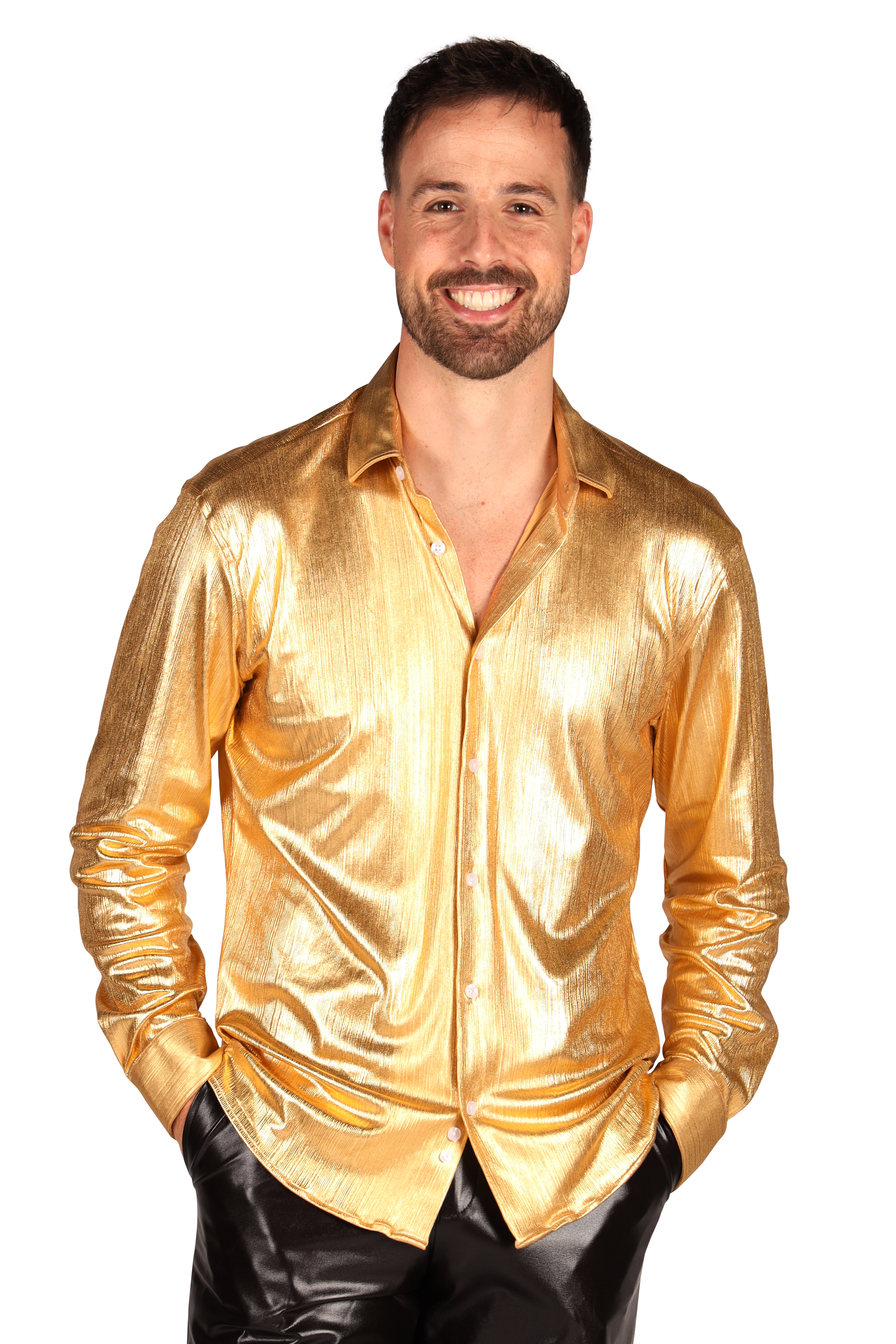 Herren Hemd Shining Star gold