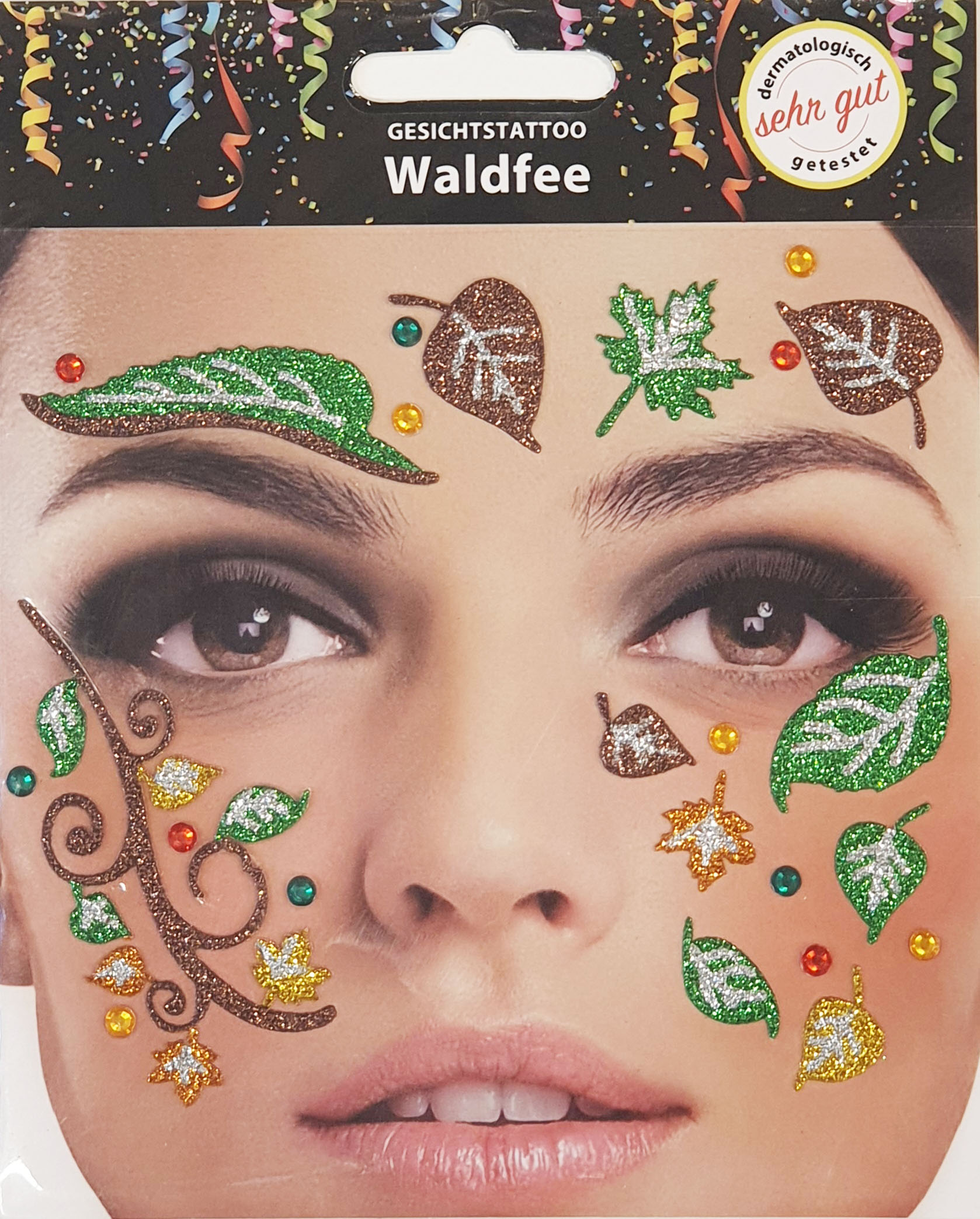 Gesichtstattoo Waldfee