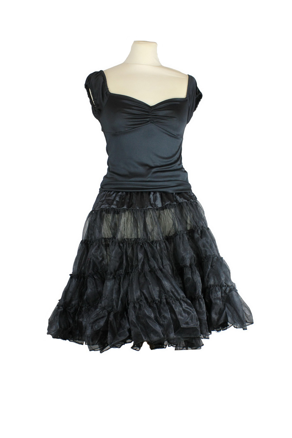 petticoat schwarz