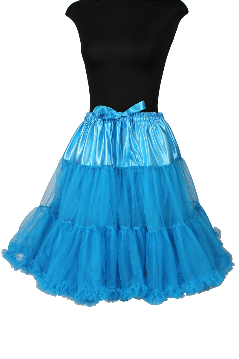 Petticoat knielang blau