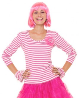 Ringelshirt Lady langer Arm rosa/weiß Ringelshirt Lady langer Arm rosa/weiß