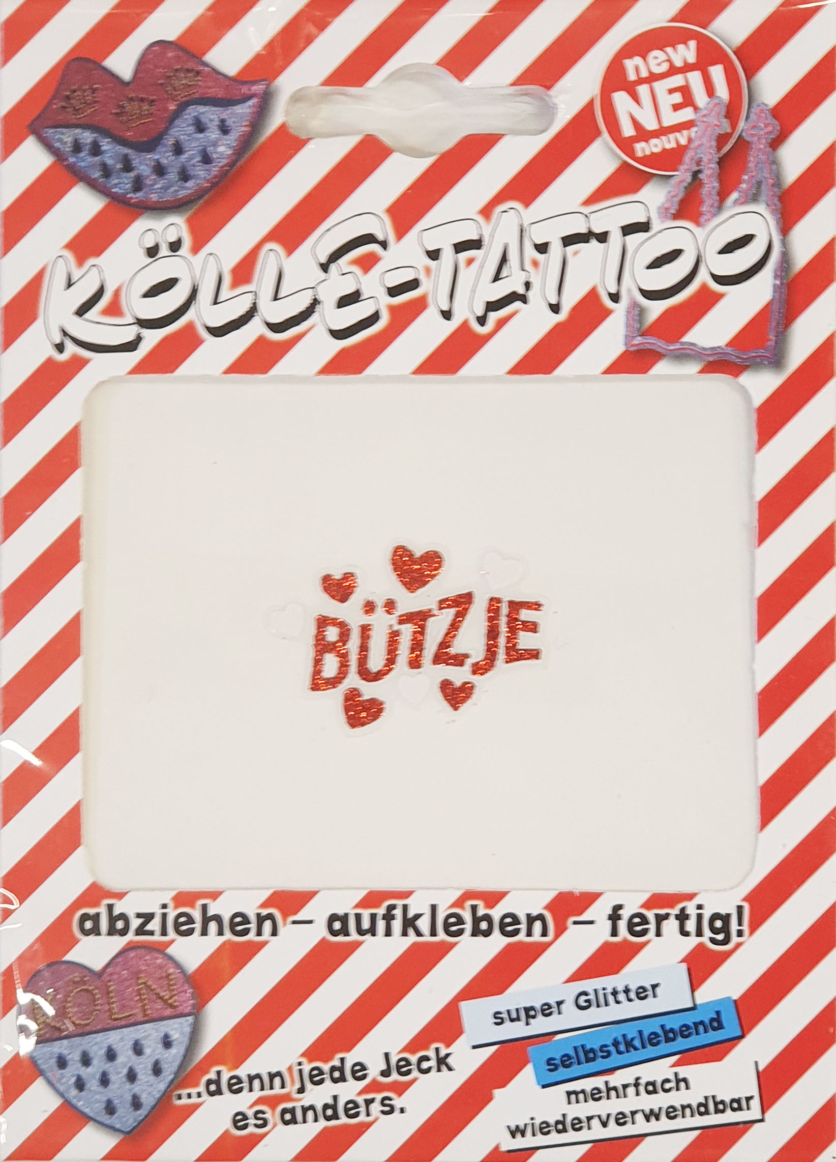 Gesichtstattoo Bützje