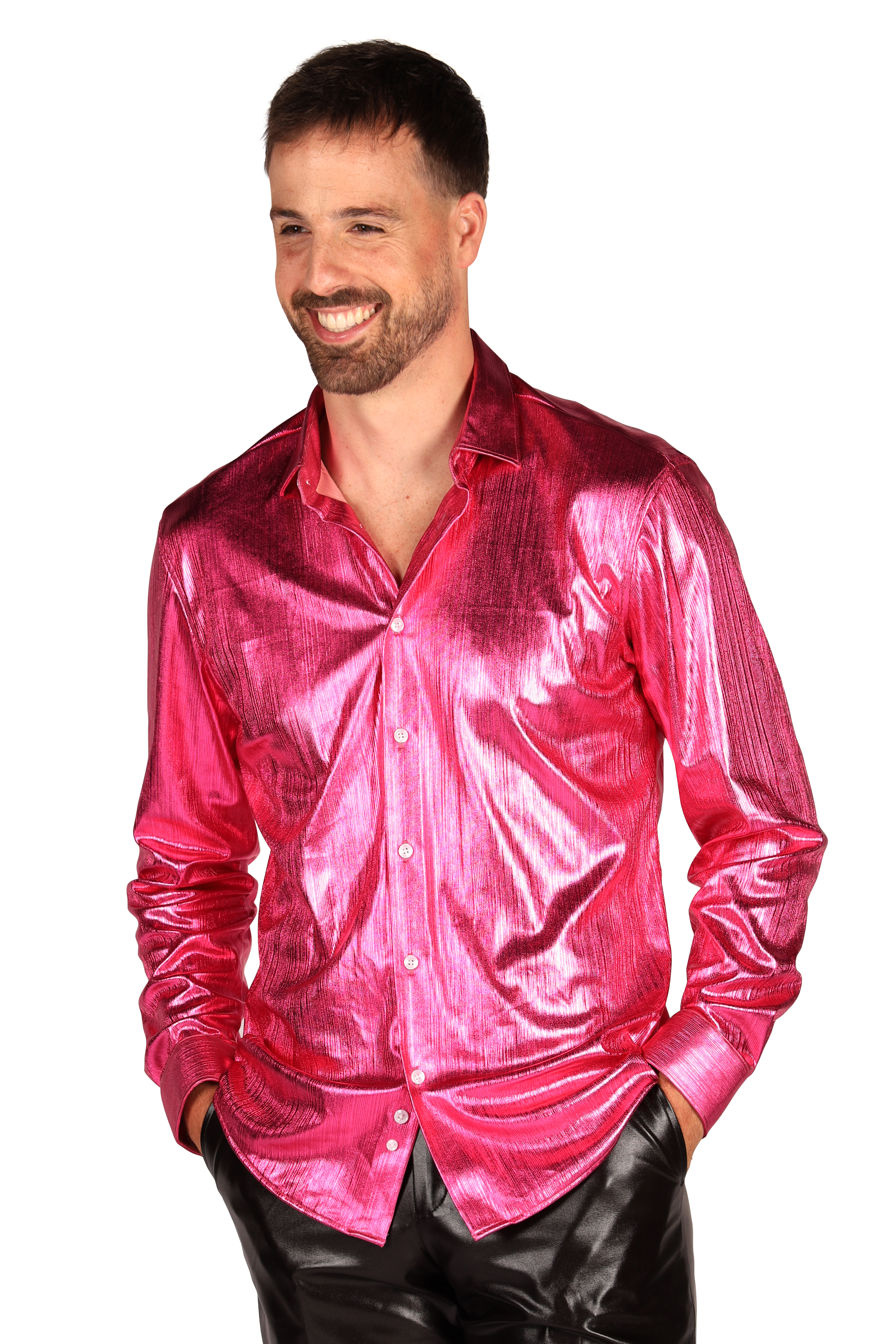 Herren Hemd Shining Star pink