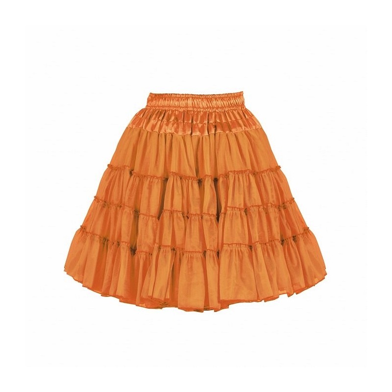 Petticoat zweilagig orange