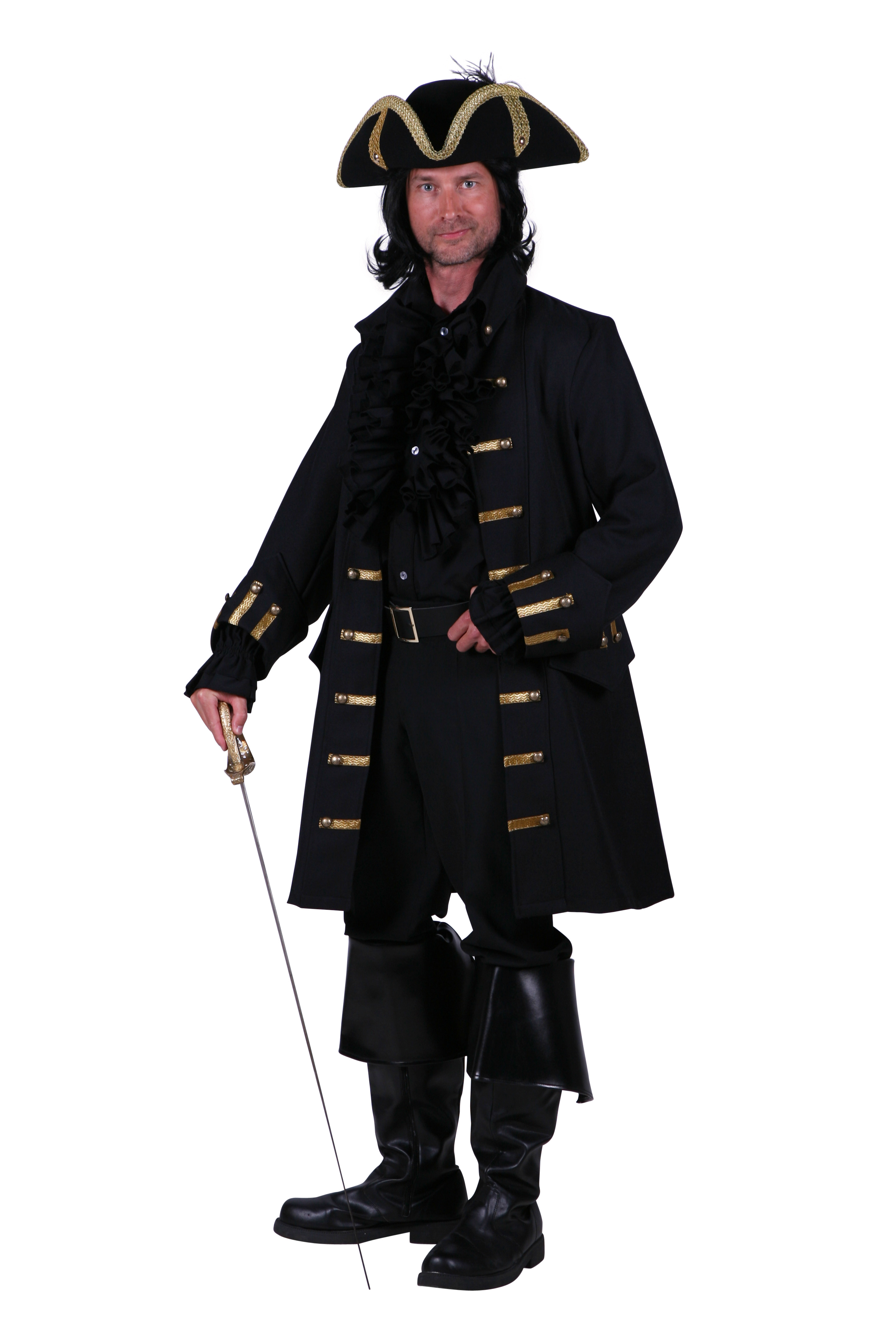 Herren Piraten Mantel de Luxe