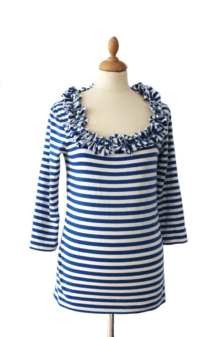 IMG_2658a Ringelshirt Carree blau/weiß